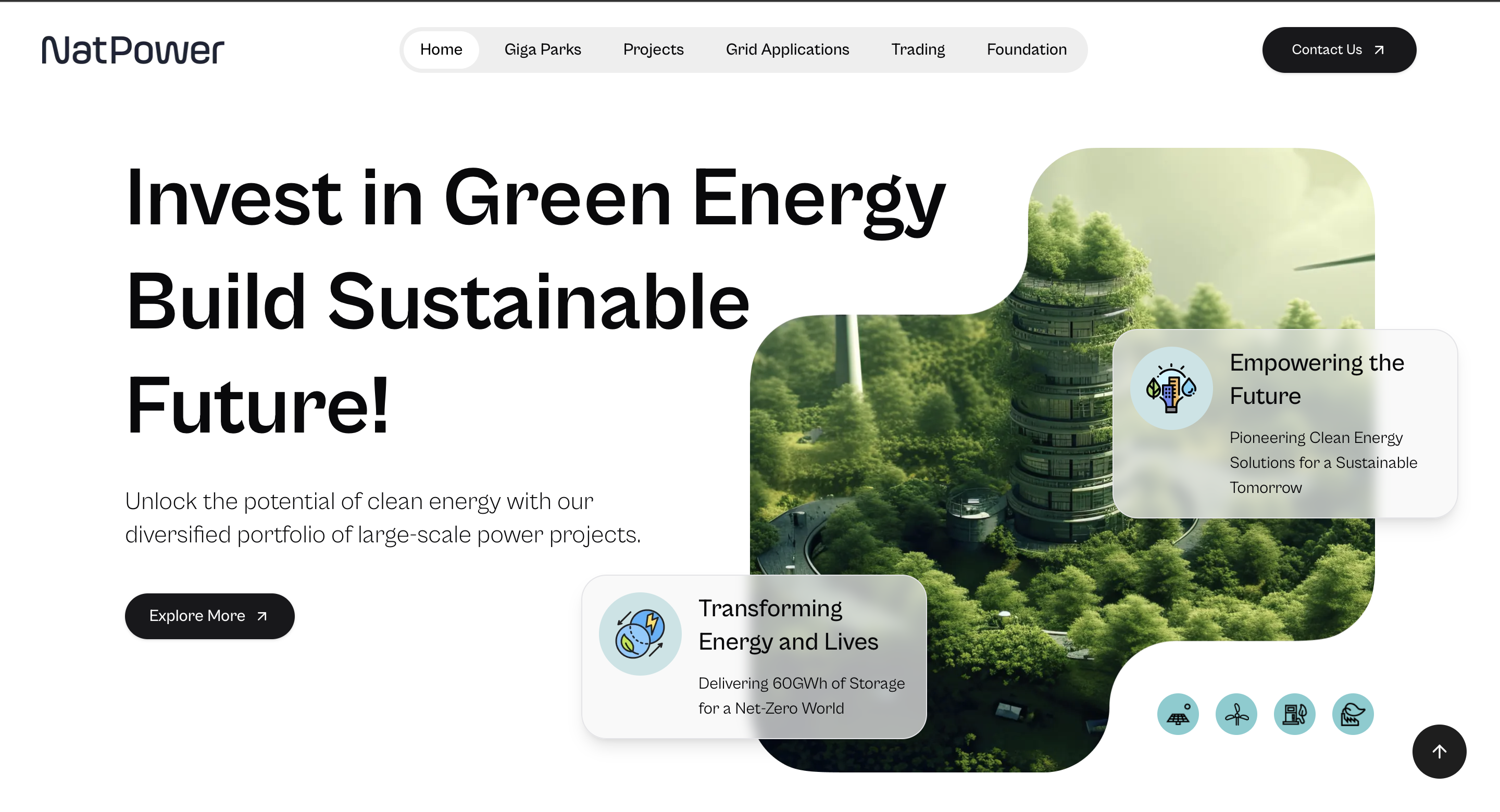 NatPower Energy - Web Application
