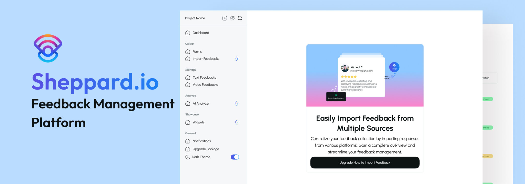 Sheppard.io: Building an Intuitive Feedback Management Platform